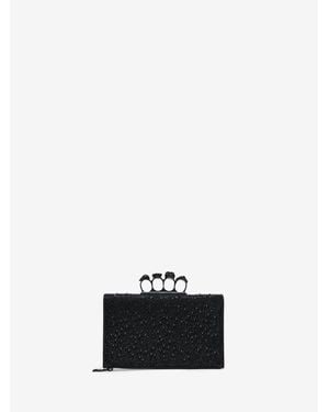 McQueen Knuckle Flat Pouch - White
