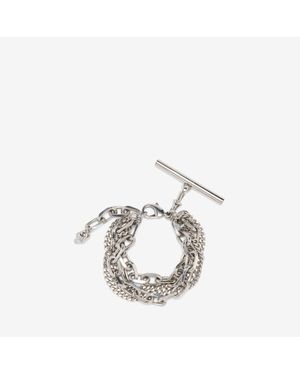 McQueen スリング ブレスレット - メタリック