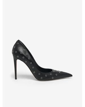 McQueen Skull Pump - Black