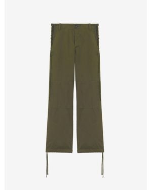 McQueen Lace-Up Trousers - Green
