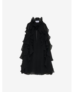 McQueen Ruffled Top - Black