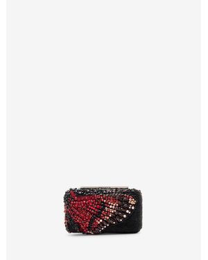 McQueen T-Bar Box Clutch - White