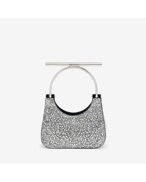 McQueen Mcqueen ミニ Tバー バッグ - メタリック