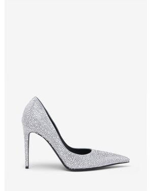 McQueen Skull Pump - White