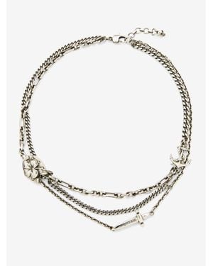 McQueen Accumulation Necklace - White