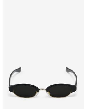 McQueen Ellipse Sunglasses - Black