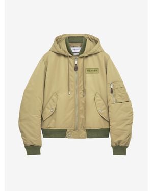 McQueen Hooded Nylon Jacket - Natural