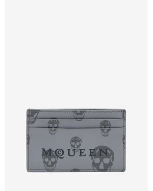 McQueen Mcqueen Card Holder - Grey