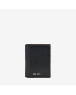 McQueen バイフォールド カードホルダー - ブラック