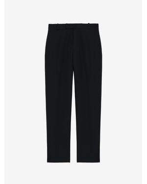 McQueen Tuxedo Trousers - White