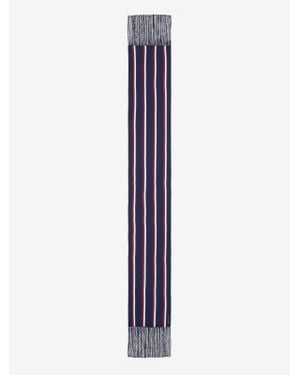 Alexander McQueen University Stripe Scarf - Purple