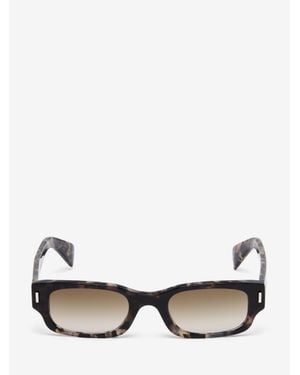 McQueen T-Bar Rivet Panthos Sunglasses - Multicolour
