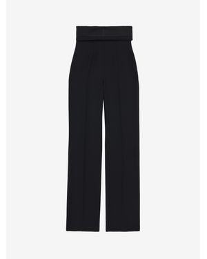 McQueen High-Waisted Tailored Trousers - Black