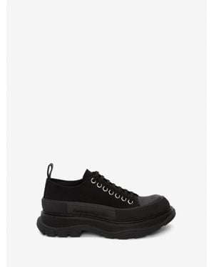 McQueen Tread Slick Lace Up - Black