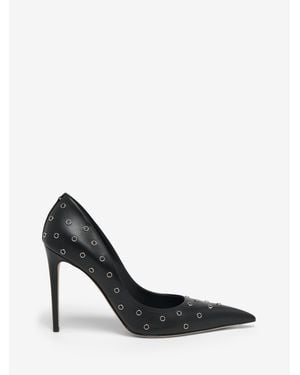 McQueen Skull Pump - Black