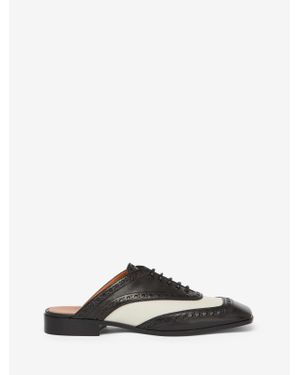 McQueen Crow Mule - Black