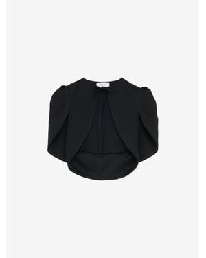 McQueen Tailored Bolero Jacket - Black