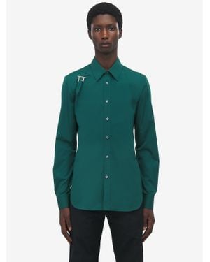 McQueen T-bar Harness Shirt - Green