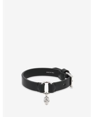 McQueen Skull Ring Bracelet - White