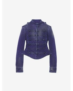 McQueen Uniform Denim Jacket - Blue