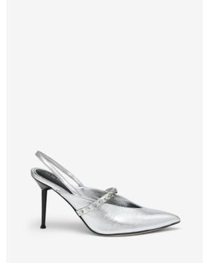 McQueen Revel Slingback - White