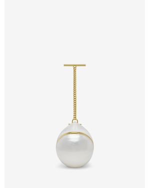 McQueen Drop Clutch - White