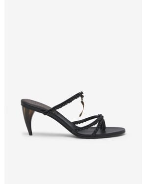 McQueen Rosa Sandal - White