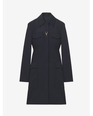 McQueen Wishbone Coat - Blue
