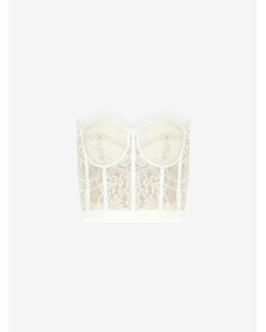 McQueen Lace Corset - White