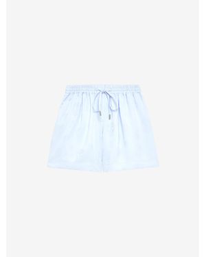 McQueen Skull Jacquard Pyjama Shorts - White