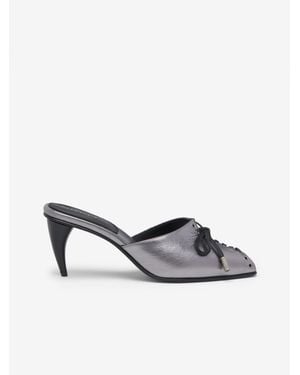 McQueen Lexie Mule - White