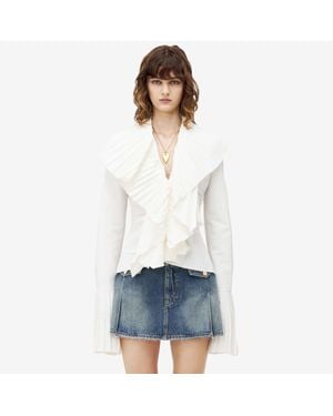 McQueen プリセ ブラウス - ナチュラル