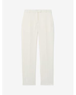 McQueen Cigarette Trousers - White