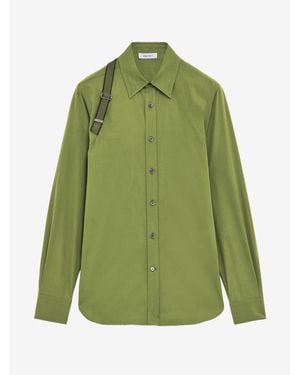 McQueen Logo Harness Shirt - Green
