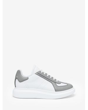 McQueen Oversized Retro Trainer - White