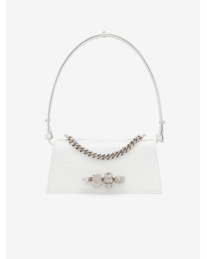McQueen Jewelled Mini - White