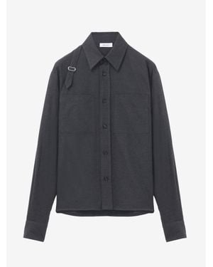 McQueen Harness Overshirt - Blue