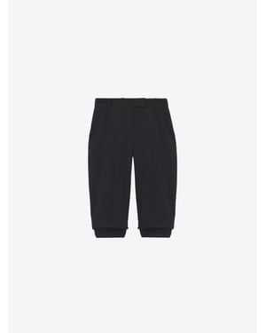 McQueen Tailored Capri Trousers - Blue