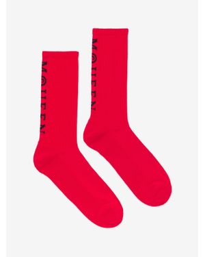 McQueen Red Mcqueen Logo Socks