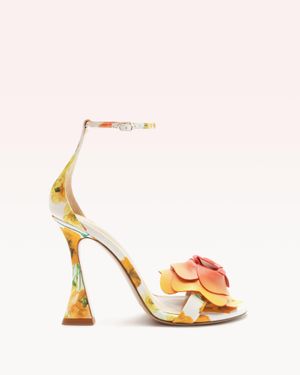 Alexandre Birman Dahlia 100 Floral - Natural