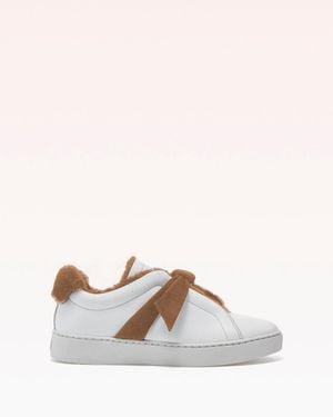 Alexandre Birman Clarita Sneaker Shearling - White
