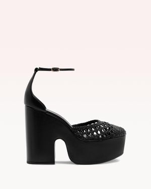 Alexandre Birman Thalita Platform 125 Tresse - Black