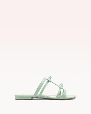 Alexandre Birman Slim Clarita Cage Flat Mint - White