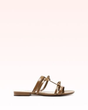 Alexandre Birman Slim Clarita Cage Flat - Natural