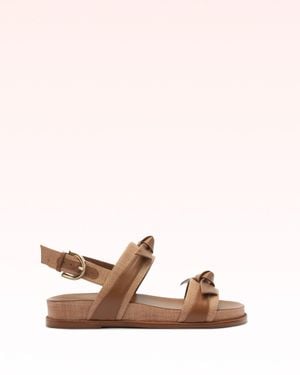 Alexandre Birman Clarita Raffia Sport Sandal - Pink