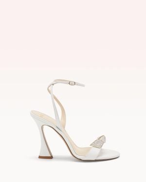Alexandre Birman Clarita Bell Crystals 100 - White