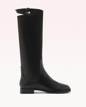 Alexandre Birman Asymmetric Clarita Saddlery Boot - Black