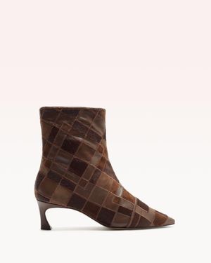 Alexandre Birman Annelise Bootie 50 - Brown