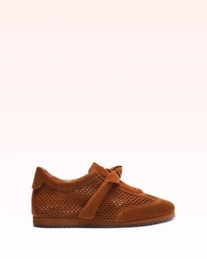 Alexandre Birman Clarita Laser Ballet Sneaker - Brown