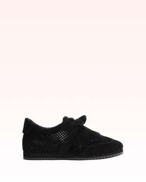 Alexandre Birman Clarita Laser Ballet Sneaker - Black
